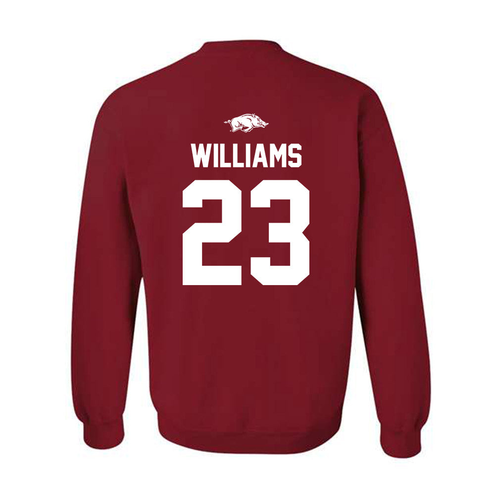 Arkansas - NCAA Football : Ian Williams - Classic Shersey Crewneck Sweatshirt-1