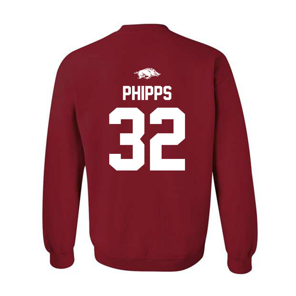 Arkansas - NCAA Football : Landon Phipps - Classic Shersey Crewneck Sweatshirt-1