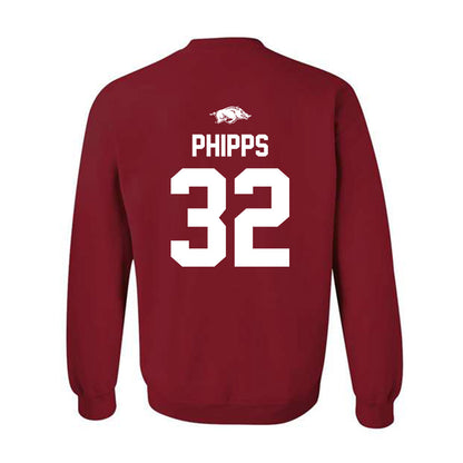 Arkansas - NCAA Football : Landon Phipps - Classic Shersey Crewneck Sweatshirt-1