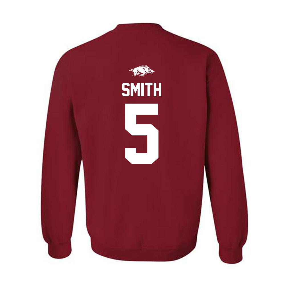 Arkansas - NCAA Football : Sutton Smith - Classic Shersey Crewneck Sweatshirt-1