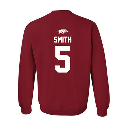 Arkansas - NCAA Football : Sutton Smith - Classic Shersey Crewneck Sweatshirt-1