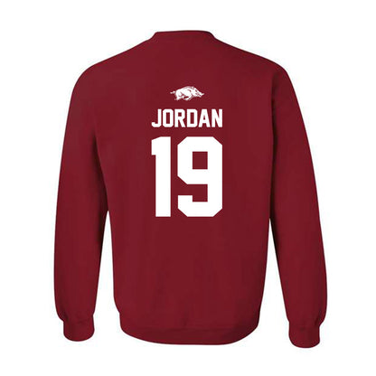 Arkansas - NCAA Football : Antonio Jordan - Classic Shersey Crewneck Sweatshirt-1