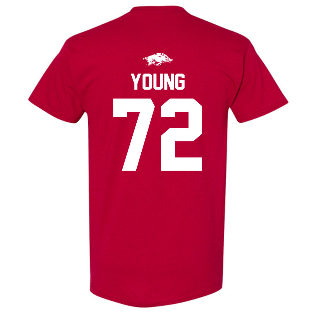 Arkansas - NCAA Football : Tucker Young - Classic Shersey T-Shirt-1