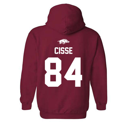 Arkansas - NCAA Football : Ismael Cisse - Classic Shersey Hooded Sweatshirt-1