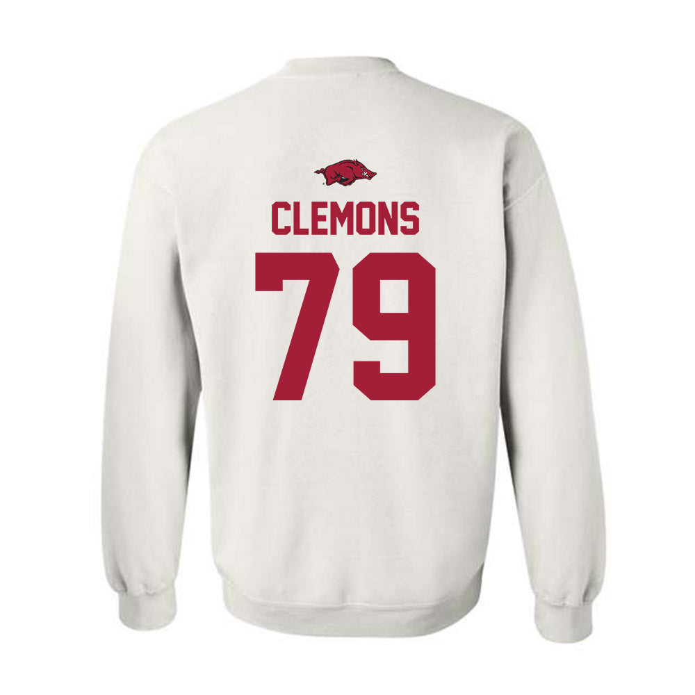Arkansas - NCAA Football : Josiah Clemons - Classic Shersey Crewneck Sweatshirt-1