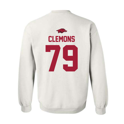 Arkansas - NCAA Football : Josiah Clemons - Classic Shersey Crewneck Sweatshirt-1