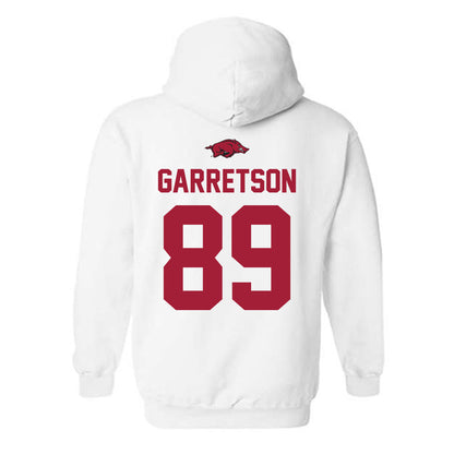 Arkansas - NCAA Football : Gavin Garretson - Classic Shersey Hooded Sweatshirt-1