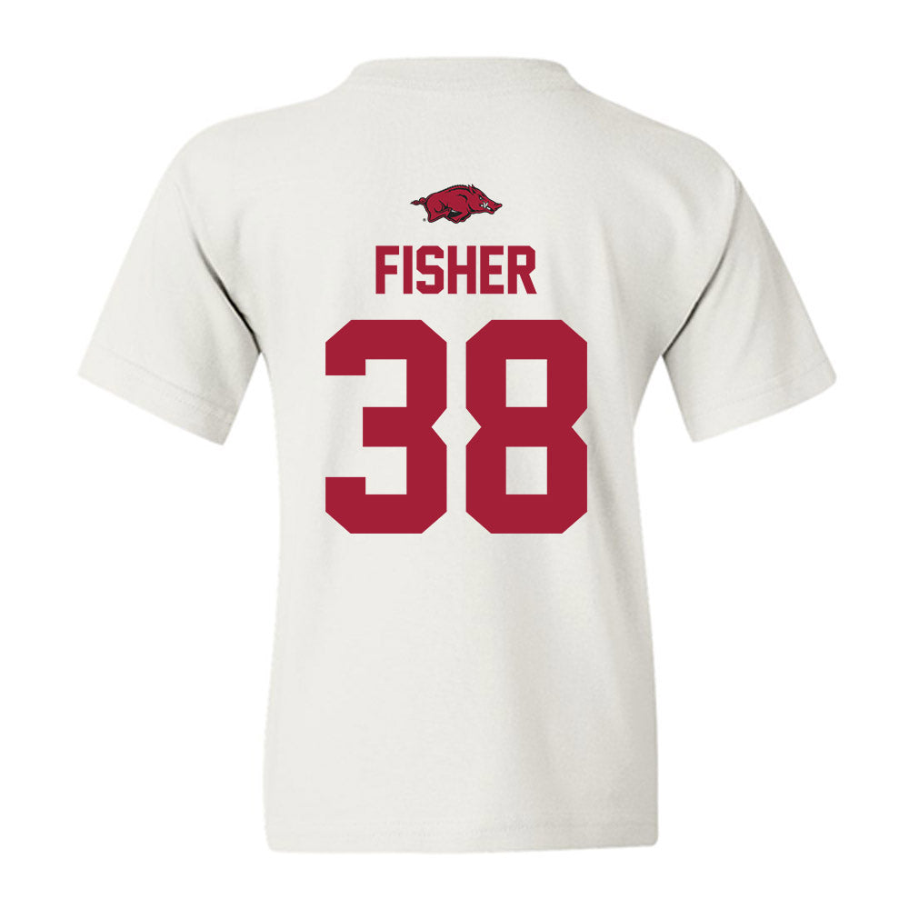 Arkansas - NCAA Baseball : Colin Fisher - Classic Shersey Youth T-Shirt-1