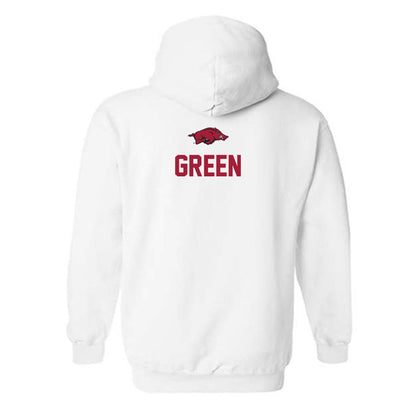 Arkansas - NCAA Men's Track & Field : Wyatt Green - Classic Shersey Hooded Sweatshirt-1