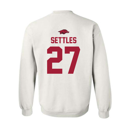 Arkansas - NCAA Football : Cameron Settles - Classic Shersey Crewneck Sweatshirt-1