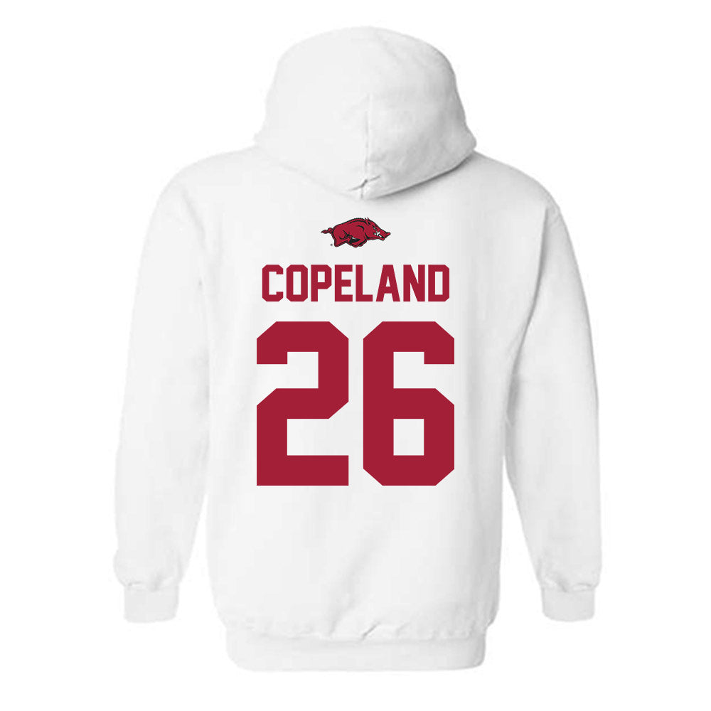 Arkansas - NCAA Football : Jalon Copeland - Classic Shersey Hooded Sweatshirt-1