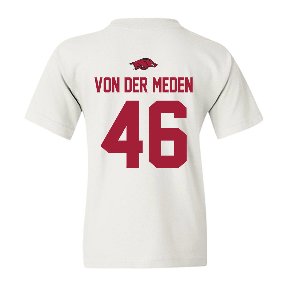 Arkansas - NCAA Football : Charlie von der Meden - Classic Shersey Youth T-Shirt-1