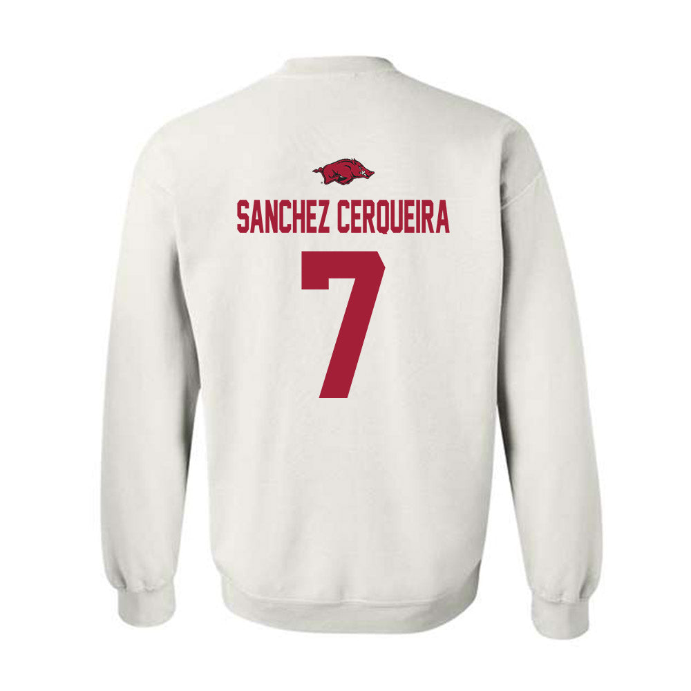Arkansas - NCAA Women's Basketball : Cristina Sanchez Cerqueira - Classic Shersey Crewneck Sweatshirt-1