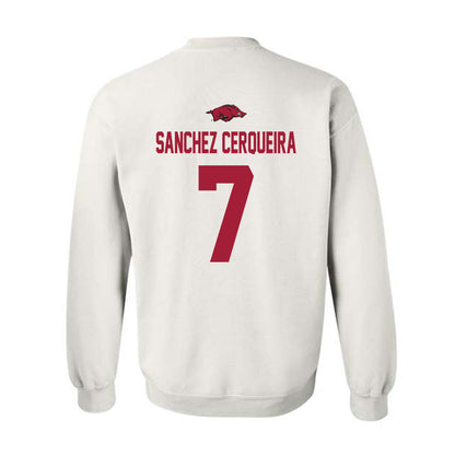 Arkansas - NCAA Women's Basketball : Cristina Sanchez Cerqueira - Classic Shersey Crewneck Sweatshirt-1