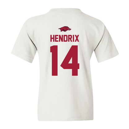 Arkansas - NCAA Football : Hank Hendrix - Classic Shersey Youth T-Shirt-1