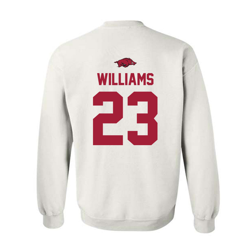 Arkansas - NCAA Football : Ian Williams - Classic Shersey Crewneck Sweatshirt-1