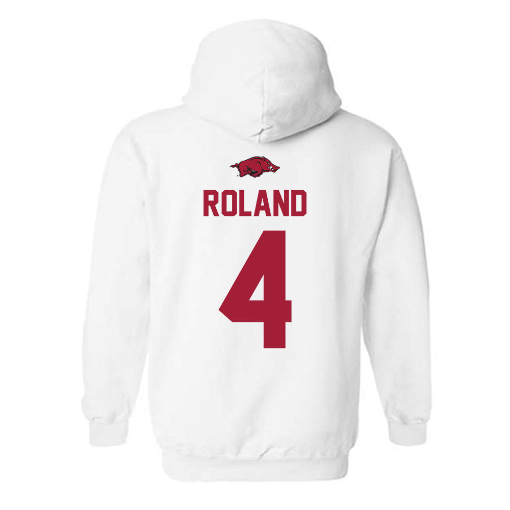 Arkansas - NCAA Football : Lakhi Roland - Classic Shersey Hooded Sweatshirt-1