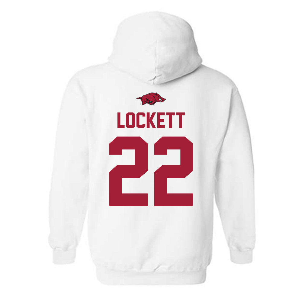 Arkansas - NCAA Football : Tay Lockett - Classic Shersey Hooded Sweatshirt-1
