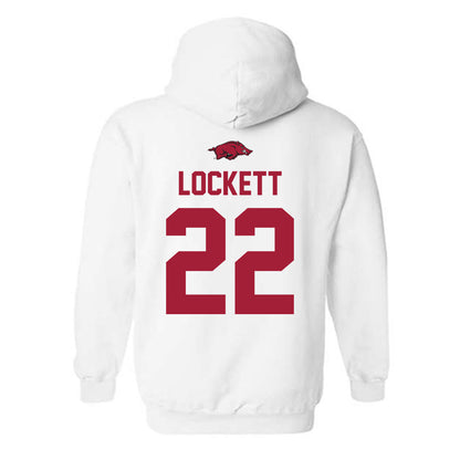Arkansas - NCAA Football : Tay Lockett - Classic Shersey Hooded Sweatshirt-1
