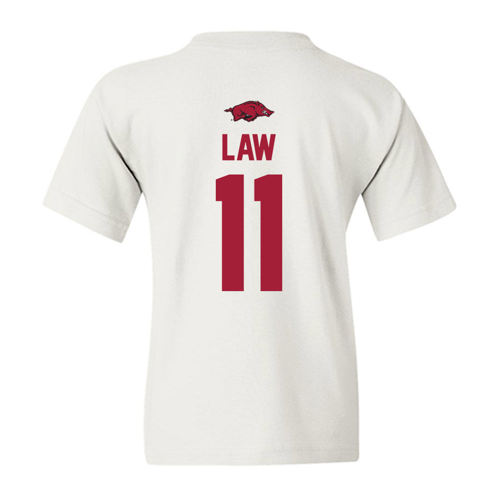 Arkansas - NCAA Women's Volleyball : Elsie Law - Classic Shersey Youth T-Shirt-1