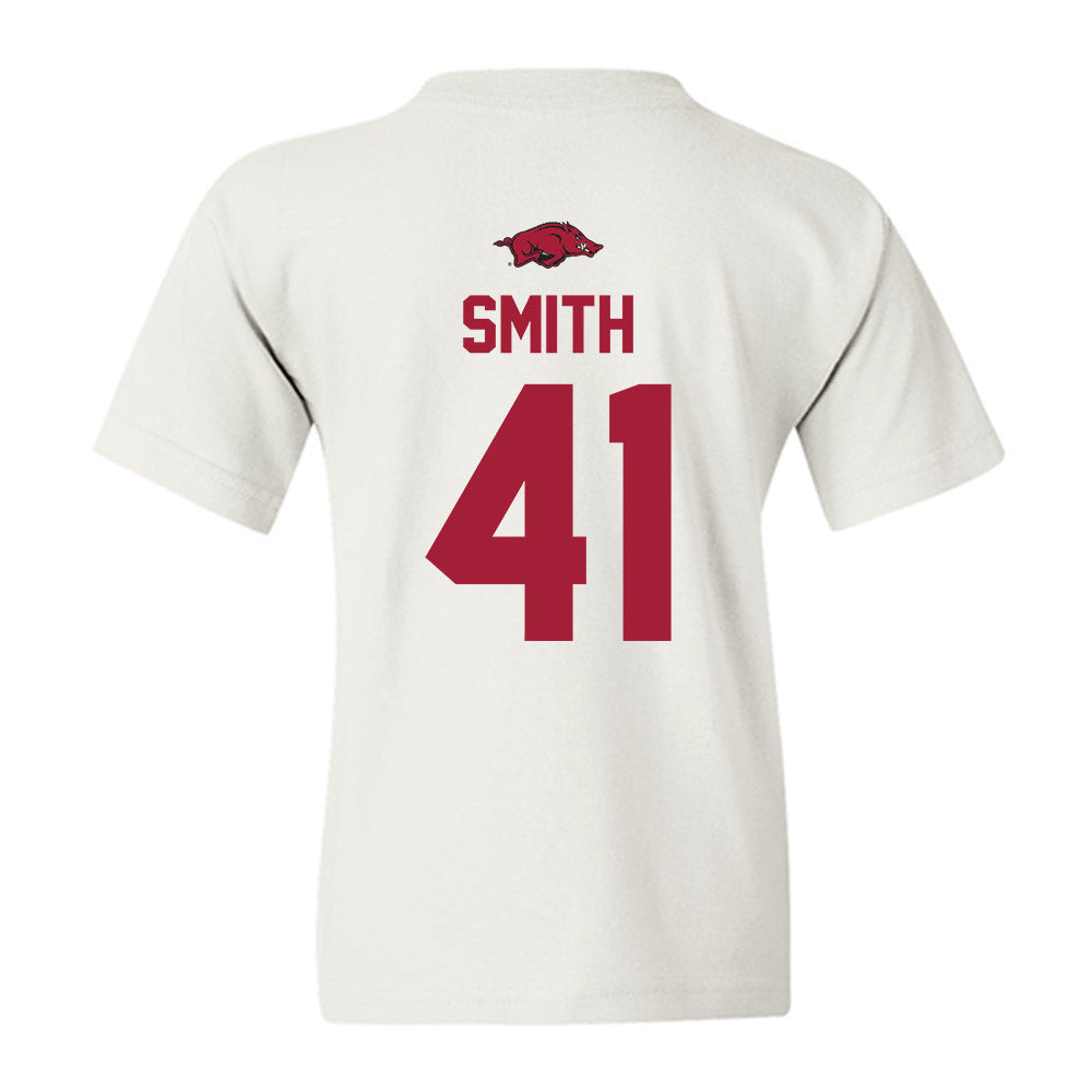 Arkansas - NCAA Football : Connor Smith - Classic Shersey Youth T-Shirt-1