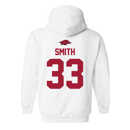 Arkansas - NCAA Football : Jakore Smith - Classic Shersey Hooded Sweatshirt-1
