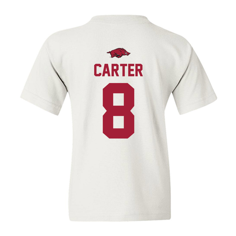 Arkansas - NCAA Women's Soccer : Kate Carter - Classic Shersey Youth T-Shirt-1