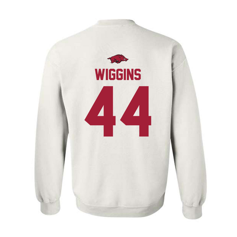 Arkansas - NCAA Baseball : Carson Wiggins - Classic Shersey Crewneck Sweatshirt-1