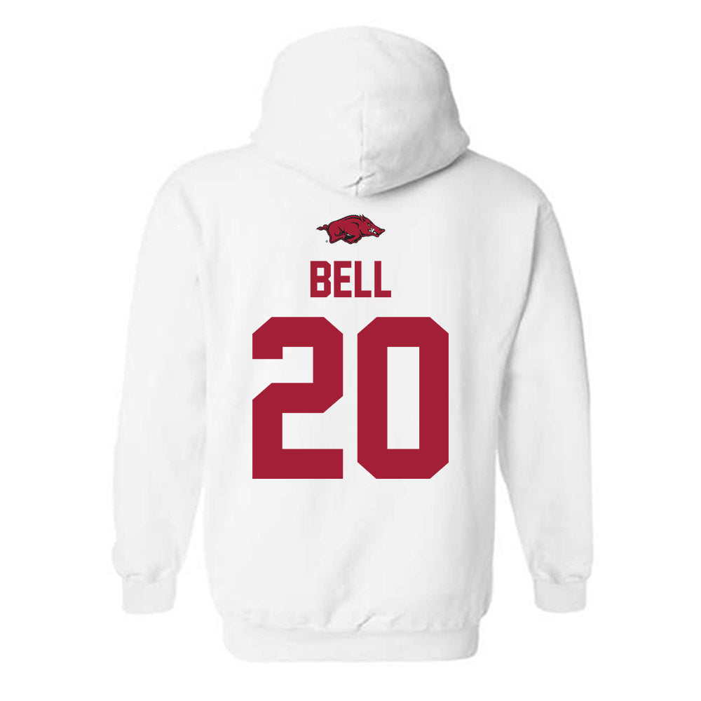 Arkansas - NCAA Softball : Tianna Bell - Classic Shersey Hooded Sweatshirt-1