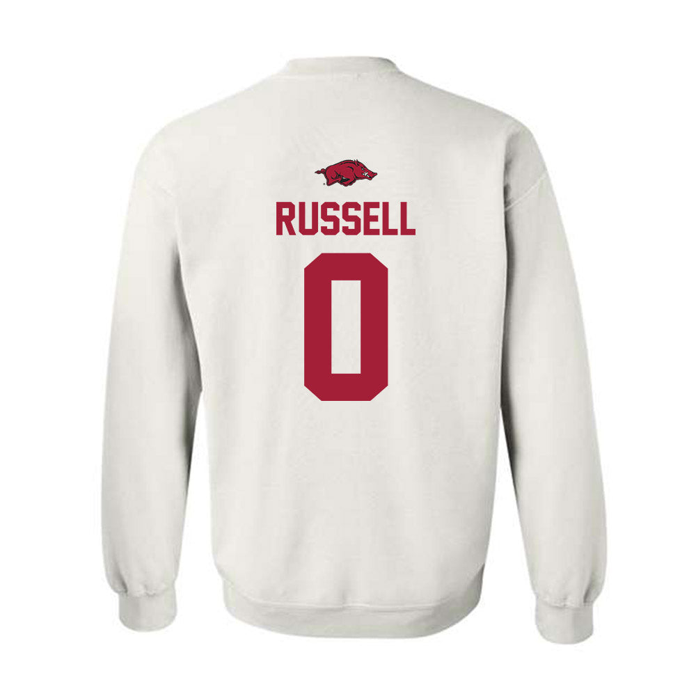 Arkansas - NCAA Football : Braylen Russell - Classic Shersey Crewneck Sweatshirt-1