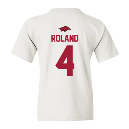Arkansas - NCAA Football : Lakhi Roland - Classic Shersey Youth T-Shirt-1