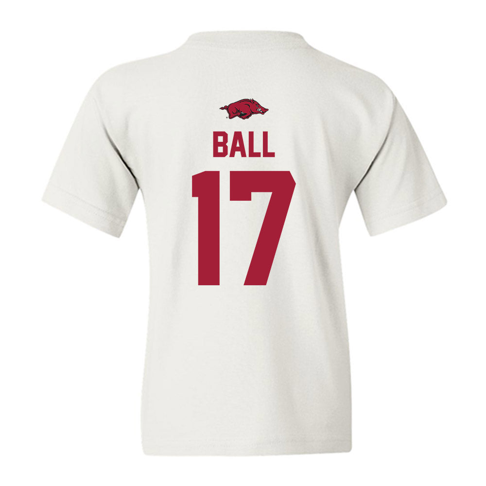 Arkansas - NCAA Women's Soccer : Kennedy Ball - Classic Shersey Youth T-Shirt-1