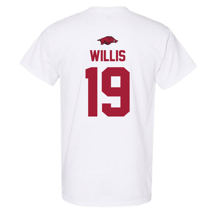 Arkansas - NCAA Baseball : Carson Willis - Classic Shersey T-Shirt-1