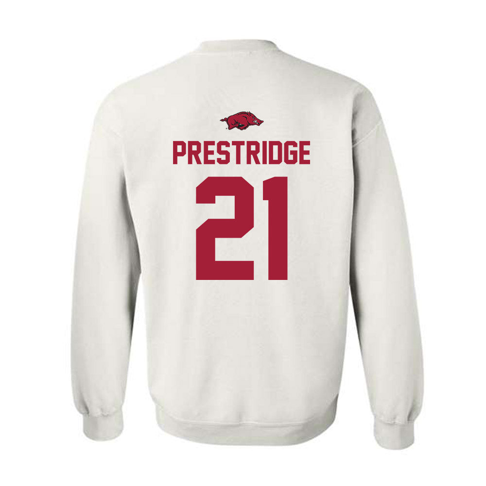 Arkansas - NCAA Women's Basketball : Kyiah Prestridge - Classic Shersey Crewneck Sweatshirt-1