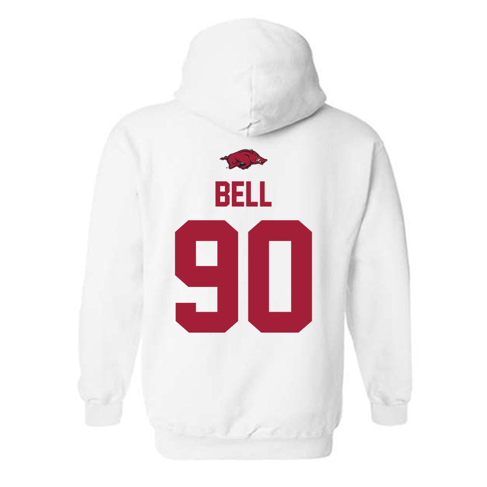 Arkansas - NCAA Football : Caleb Bell - Classic Shersey Hooded Sweatshirt-1