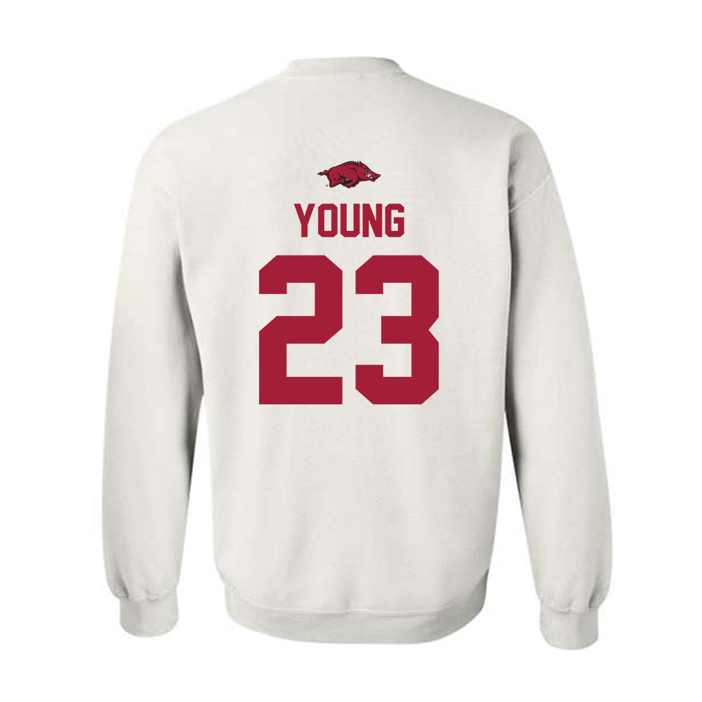 Arkansas - NCAA Football : Kevin Young - Classic Shersey Crewneck Sweatshirt-1