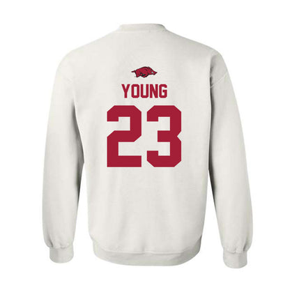 Arkansas - NCAA Football : Kevin Young - Classic Shersey Crewneck Sweatshirt-1