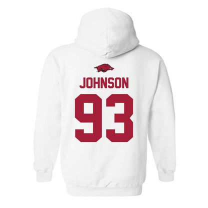 Arkansas - NCAA Football : Keiundre Johnson - Classic Shersey Hooded Sweatshirt-1