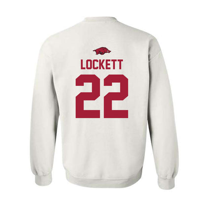 Arkansas - NCAA Football : Tay Lockett - Classic Shersey Crewneck Sweatshirt-1