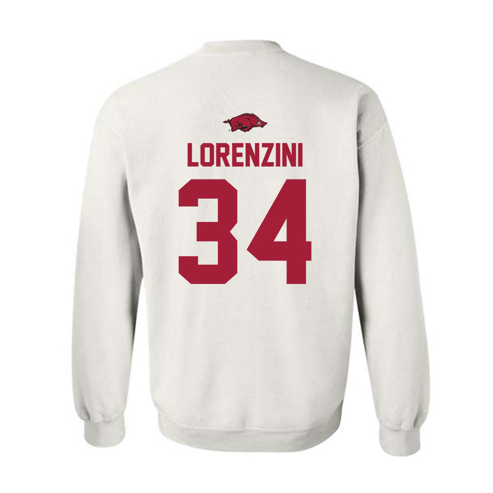 Arkansas - NCAA Baseball : Joey Lorenzini - Classic Shersey Crewneck Sweatshirt-1