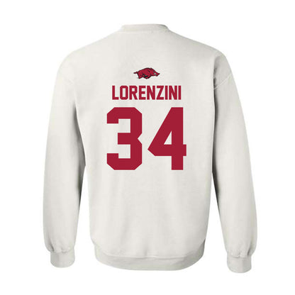 Arkansas - NCAA Baseball : Joey Lorenzini - Classic Shersey Crewneck Sweatshirt-1