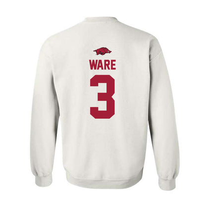 Arkansas - NCAA Women's Basketball : Harmonie Ware - Classic Shersey Crewneck Sweatshirt-1