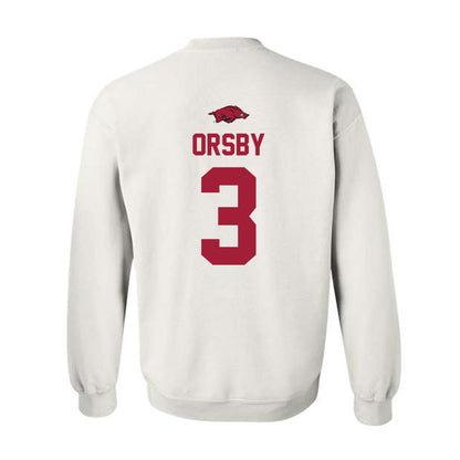 Arkansas - NCAA Women's Basketball : Allannah Orsby - Classic Shersey Crewneck Sweatshirt-1