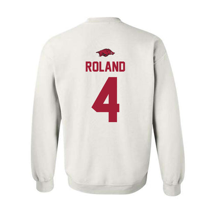 Arkansas - NCAA Football : Lakhi Roland - Classic Shersey Crewneck Sweatshirt-1