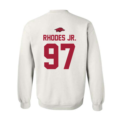 Arkansas - NCAA Football : Quincy Rhodes Jr. - Classic Shersey Crewneck Sweatshirt-1