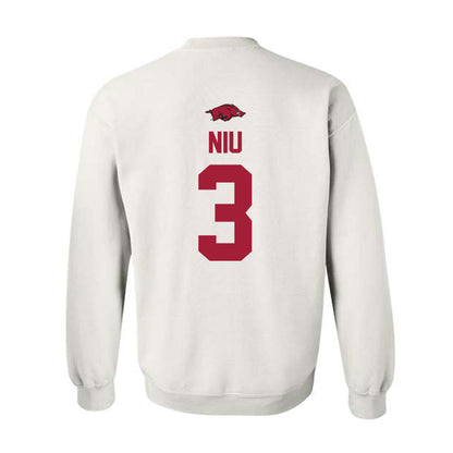 Arkansas - NCAA Women's Volleyball : Livia Niu - Classic Shersey Crewneck Sweatshirt-1