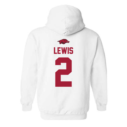Arkansas - NCAA Football : Shelton Lewis - Classic Shersey Hooded Sweatshirt-1