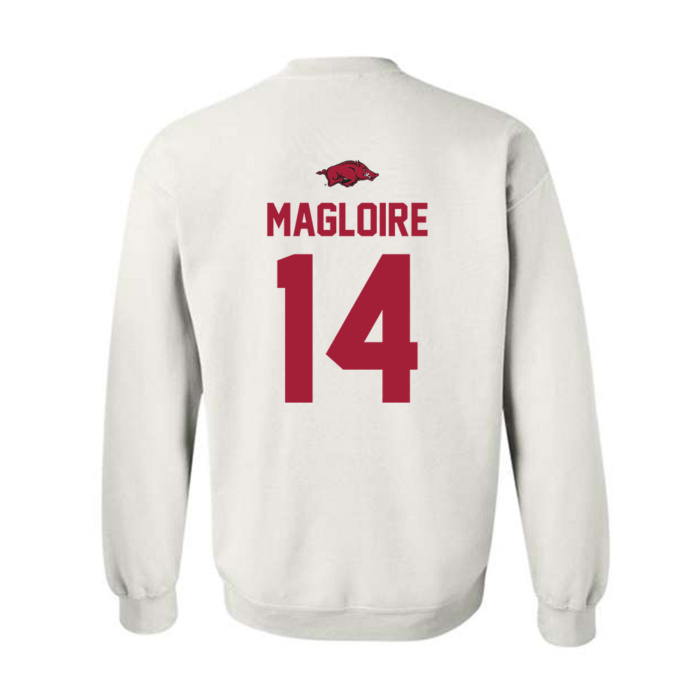 Arkansas - NCAA Football : Kyeaure Magloire - Classic Shersey Crewneck Sweatshirt-1
