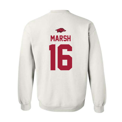 Arkansas - NCAA Football : Kourtlan Marsh - Classic Shersey Crewneck Sweatshirt-1