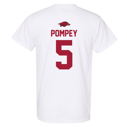 Arkansas - NCAA Baseball : TJ Pompey - Classic Shersey T-Shirt-1